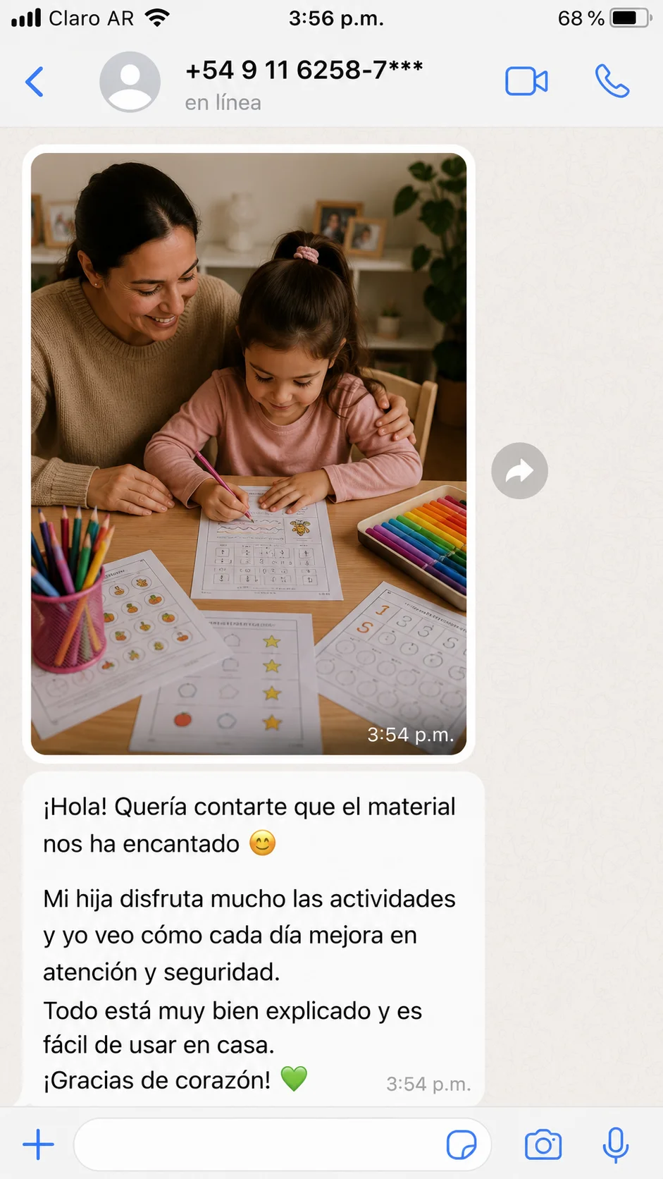 Testimonio real de una mamá sobre el Kit de 150 Actividades de Aprestamiento 3