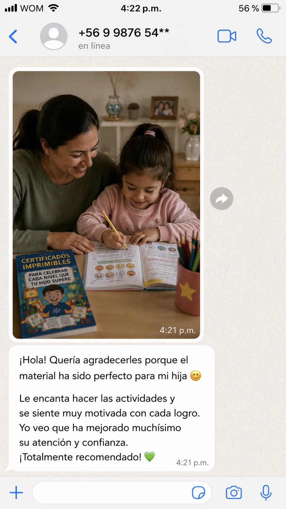 Testimonio real de una mamá sobre el Kit de 150 Actividades de Aprestamiento 1